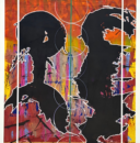 Fire, Aim, Ready!_2025_acrylic and oil on canvas, 60x 48 inches