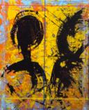 No Soft White Light_2025, acrylic and oil on canvas, 60x 48 inches